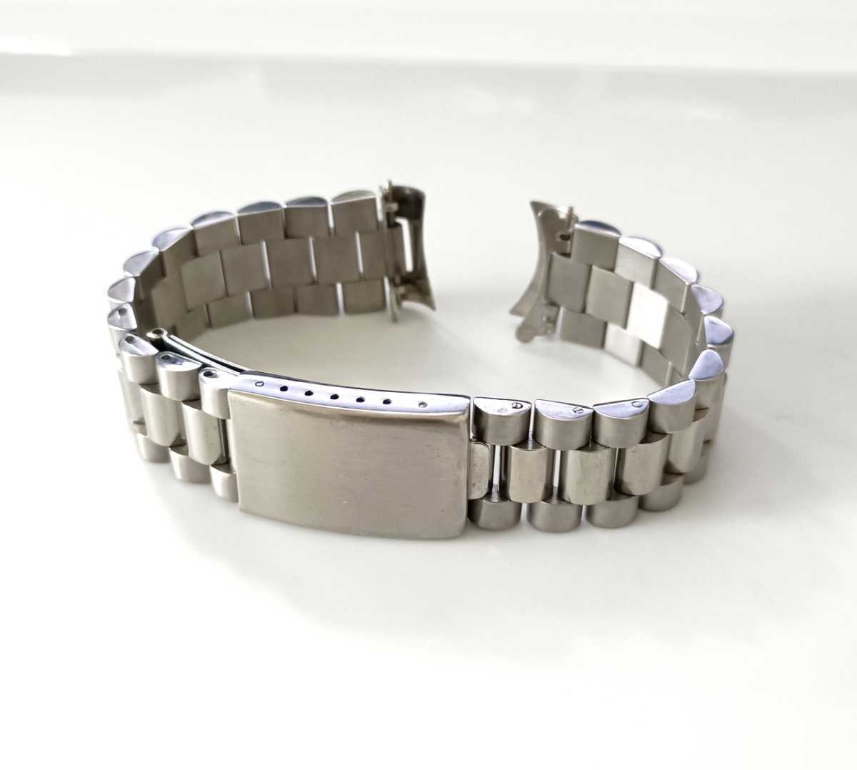18mm 腕時計 社外品 プレジデント ブレスレット ベルト シルバー 18mm 腕時計 社外品 プレジデント ブレスレット ベルト シルバー