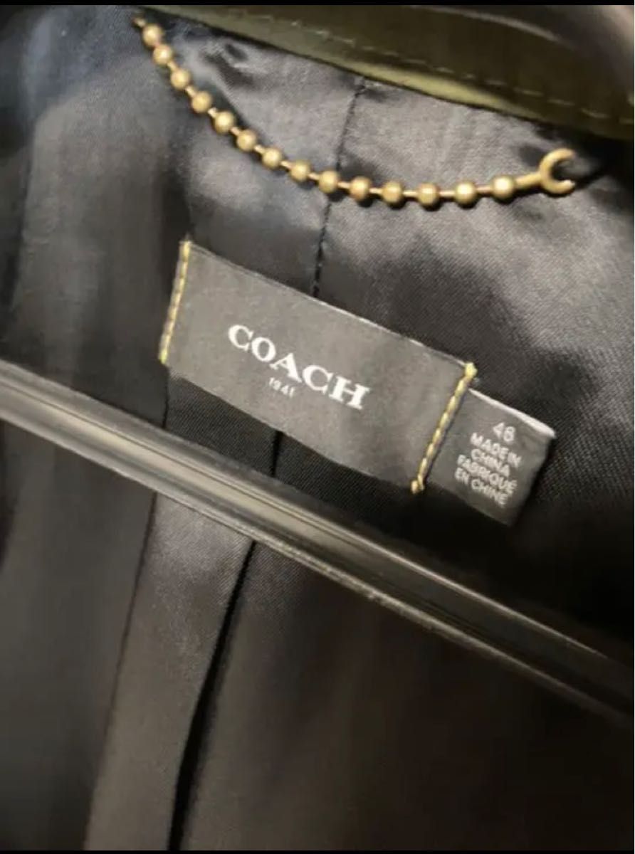 COACH ミリタリージャケット カーキー 美品|PayPayフリマ