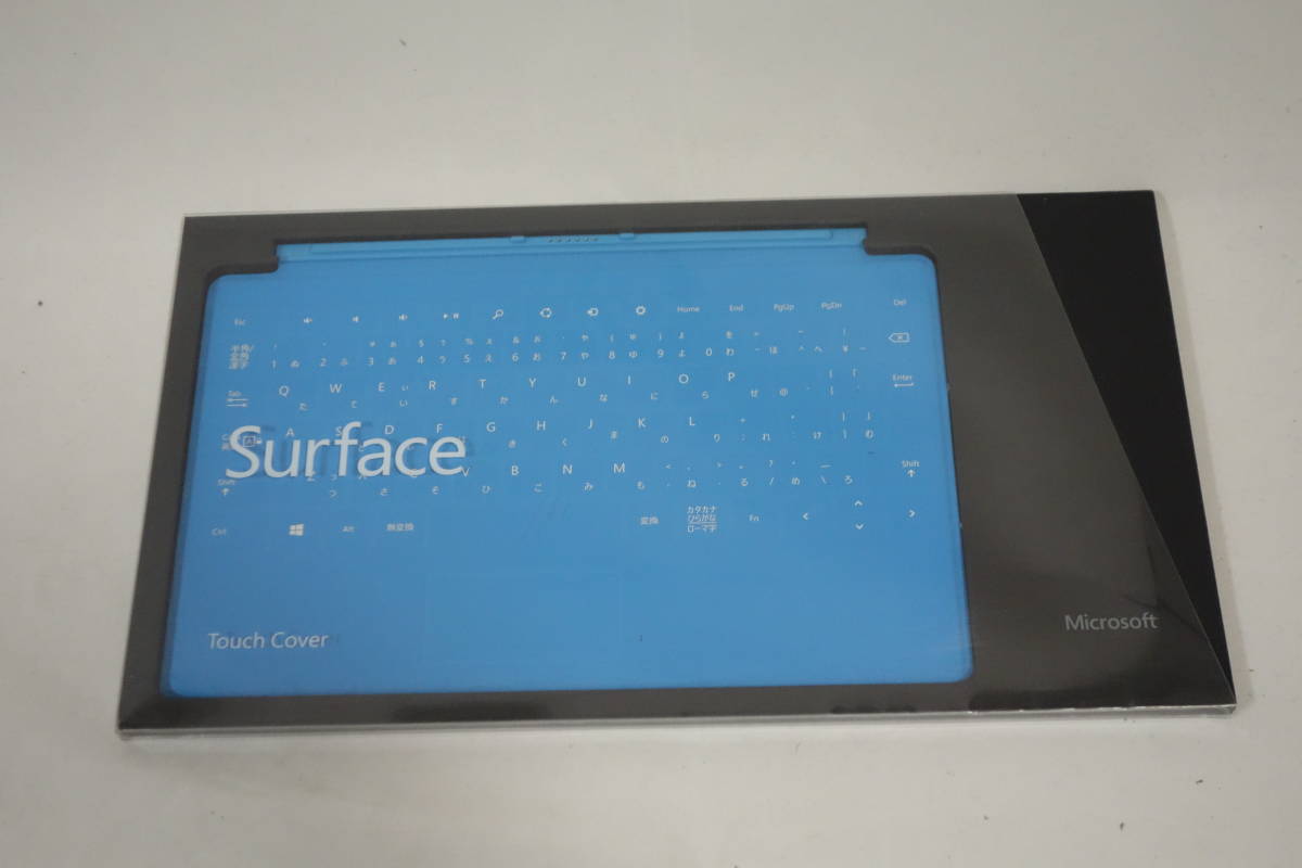 【新品】 マイクロソフト Microsoft タッチカバー Surface Touch Cover シアンブルー D5S-00070 純正