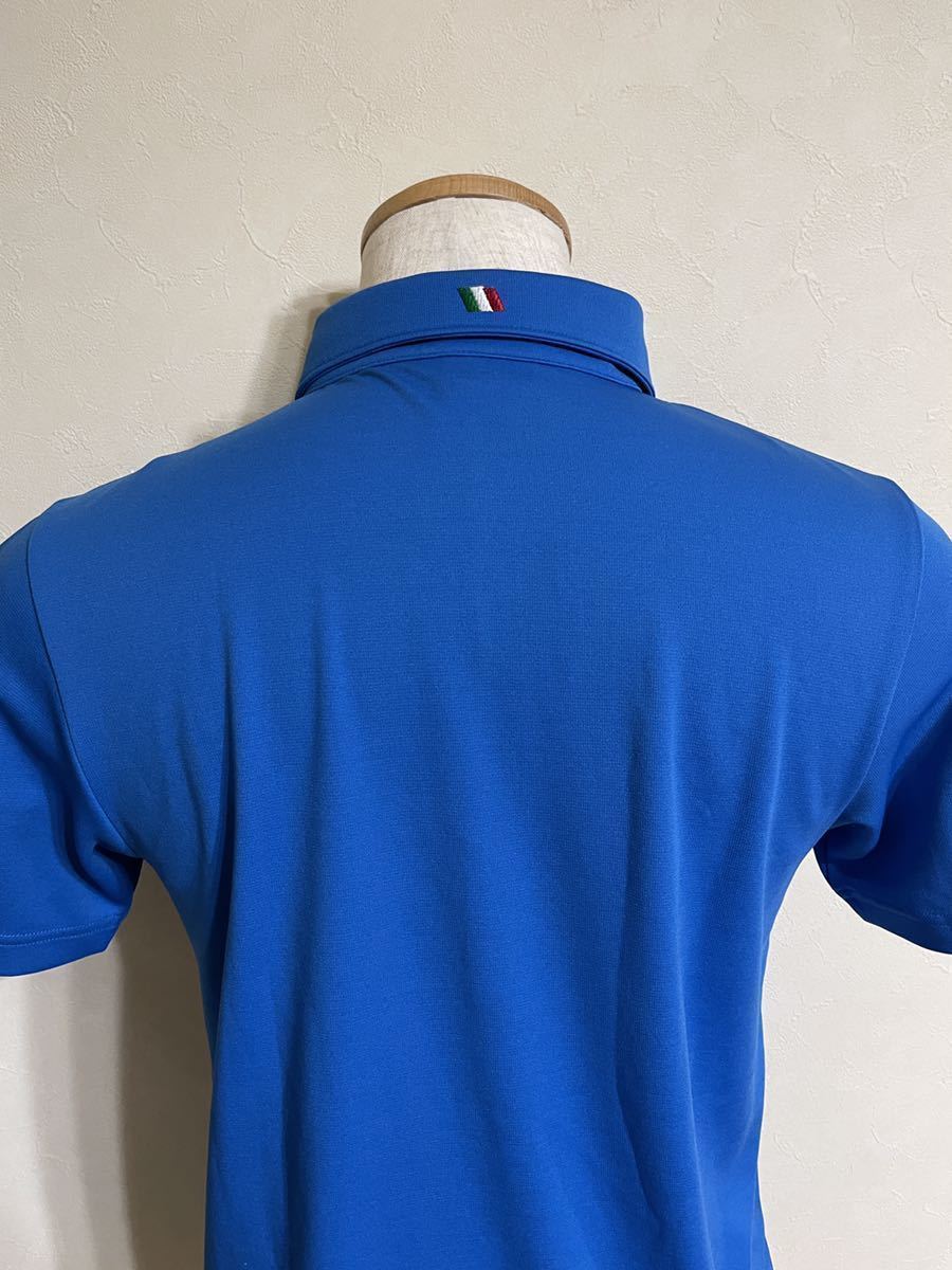 [ прекрасный товар ] kappa ITALIA GOLF Kappa Италия Golf одежда кнопка down dry рубашка-поло tops размер M короткий рукав голубой KG512SS52