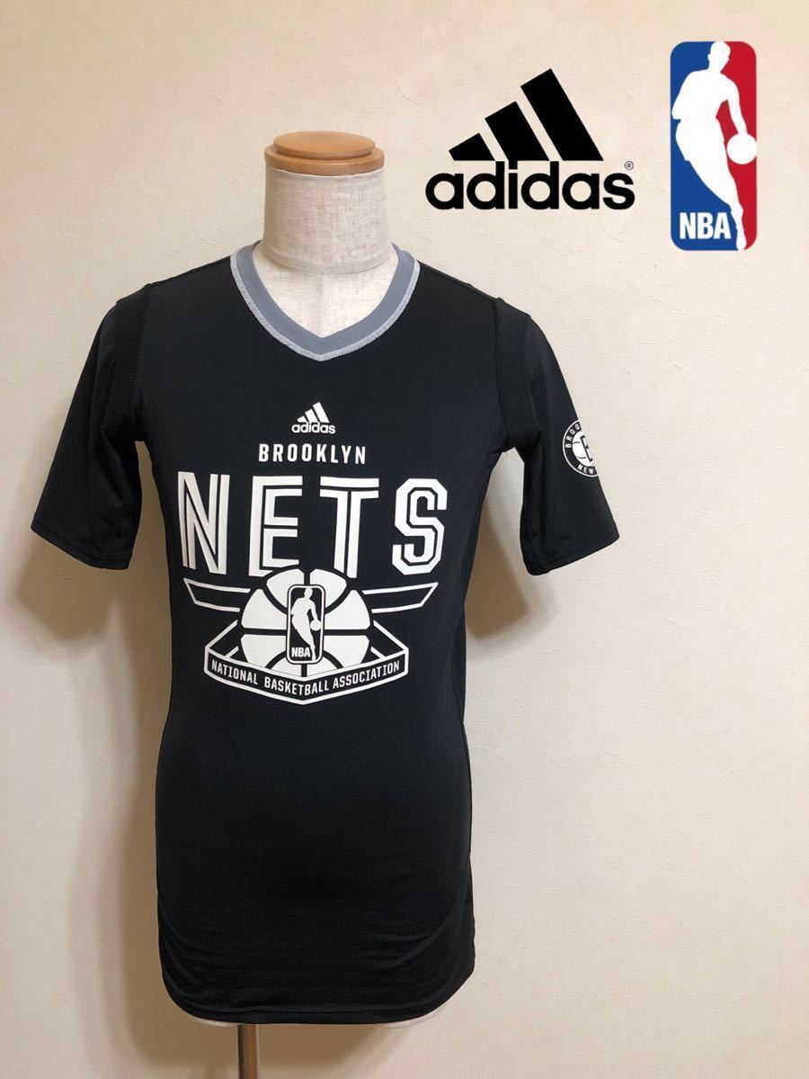 [Красота] adidas nba blyn nets adidas brooklynetz training wear баскетбольные топы o o с коротким рукавом черный A09345