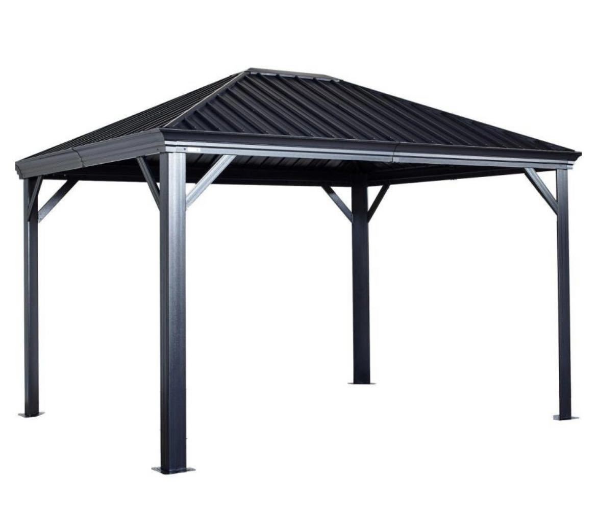 SOJAG ガゼボ 10ft x 14ft用 メッシュカーテン コストコ 蚊帳(蚊帳