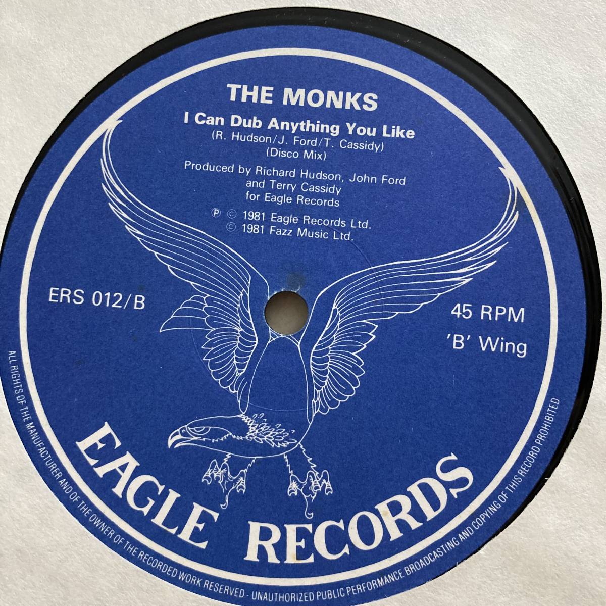 The Monks - I Can Do Anything You Like 12 INCH_画像4