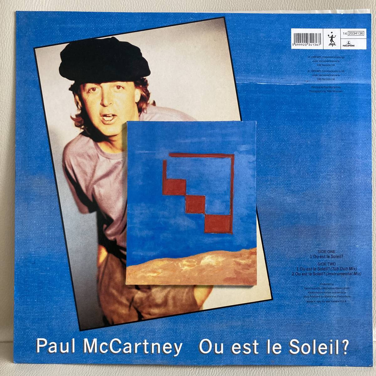 Paul McCartney - Ou Est Le Soleil? 12 INCH_画像2