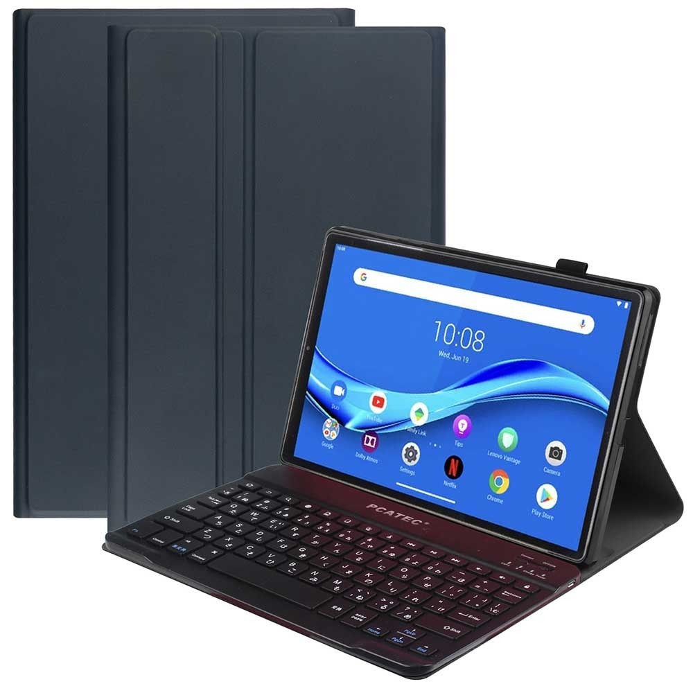 Lenovo Tab6 10.3 inch exclusive use case attaching Bluetooth keyboard US arrangement .. input correspondence navy blue 