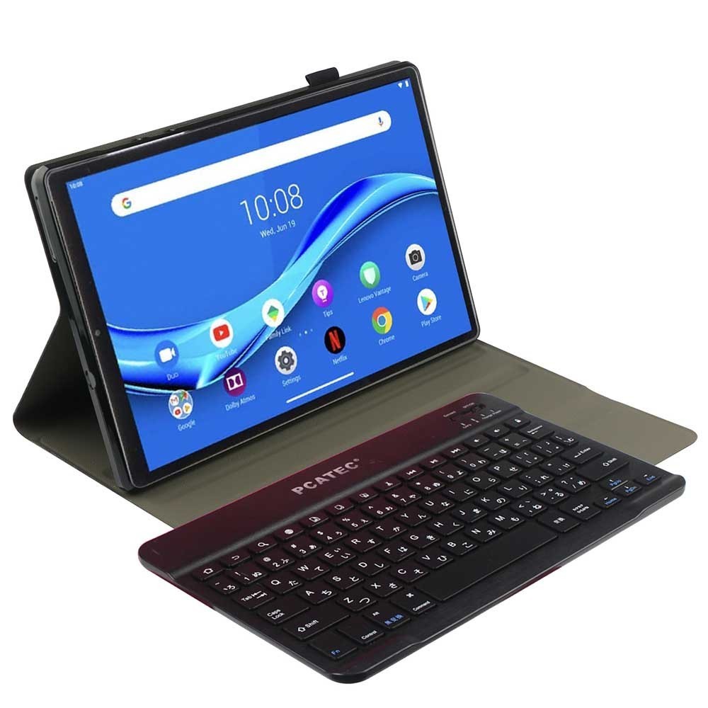 Lenovo Tab6 10.3 inch exclusive use case attaching Bluetooth keyboard US arrangement .. input correspondence navy blue 