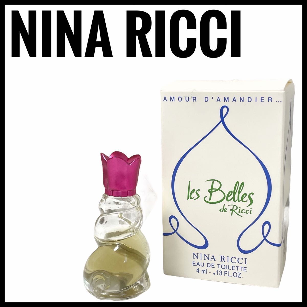 ◆ニナ リッチ◆残約5割 NINA RICCI オードトワレ 4ml BS050  レベル ドゥ ニナリッチ EDT ミニ香水