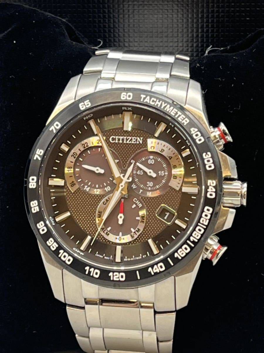 60％OFF】 Y07003 ☆美品☆ CITIZEN 稼働品 AT3034-57E E610-S104831