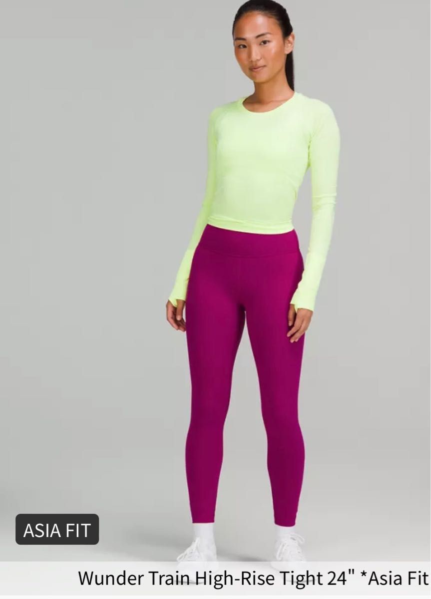 最終お値下げ ルルレモンlululemon WunderTrain 24 レギンスサイズXS