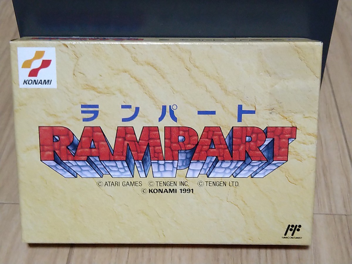 説明必読 長期展示品 未開封 ランパート コナミ KONAMI デッドストック RAMPART レトロ FC ファミコン