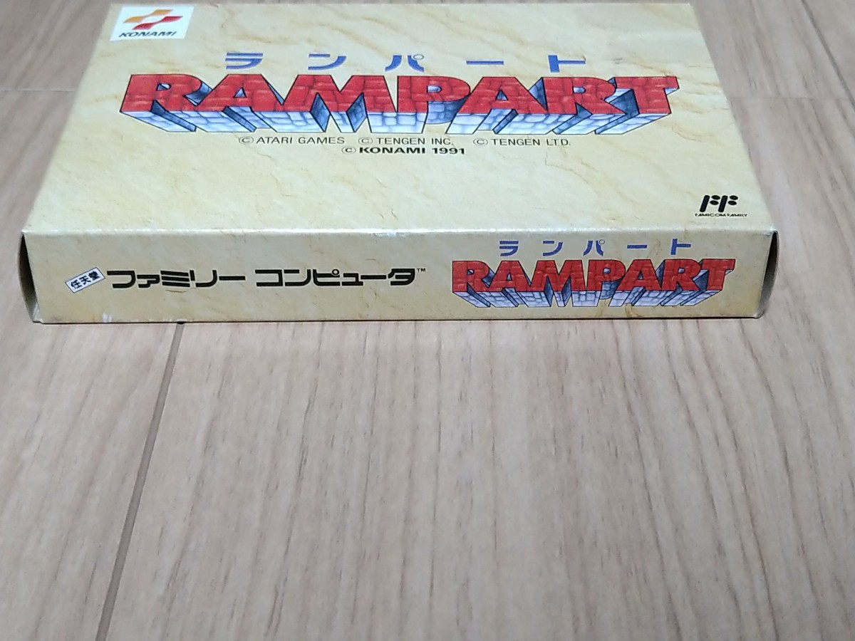 説明必読 長期展示品 未開封 ランパート コナミ KONAMI デッドストック RAMPART レトロ FC ファミコン_画像3