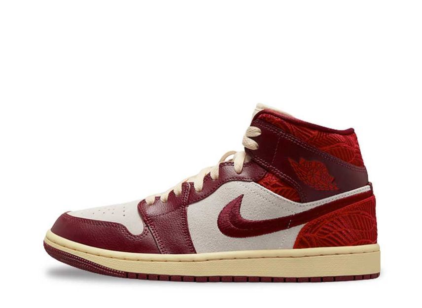 Nike WMNS Air Jordan 1 Mid SE Tiki Leaf 23.5cm DZ2820-601