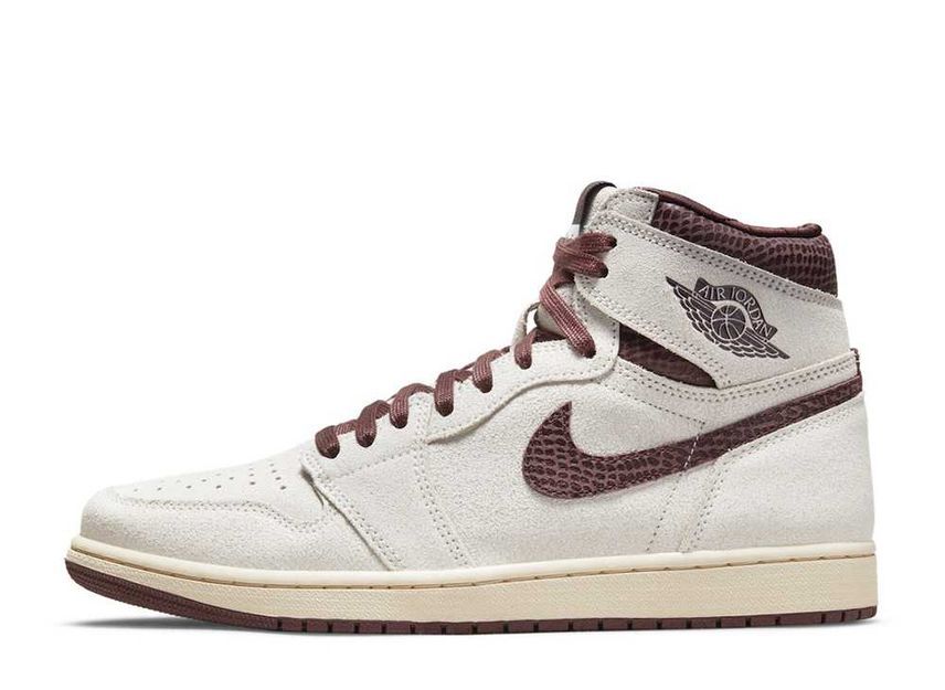 A Ma Maniere Nike Air Jordan 1 RETRO High OG Sail and Burgundy 27.5cm DO7097-100