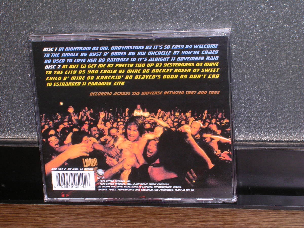 ２枚組輸入盤CD GUNS N' ROSES／LIVE ERA ’87－’93_画像2