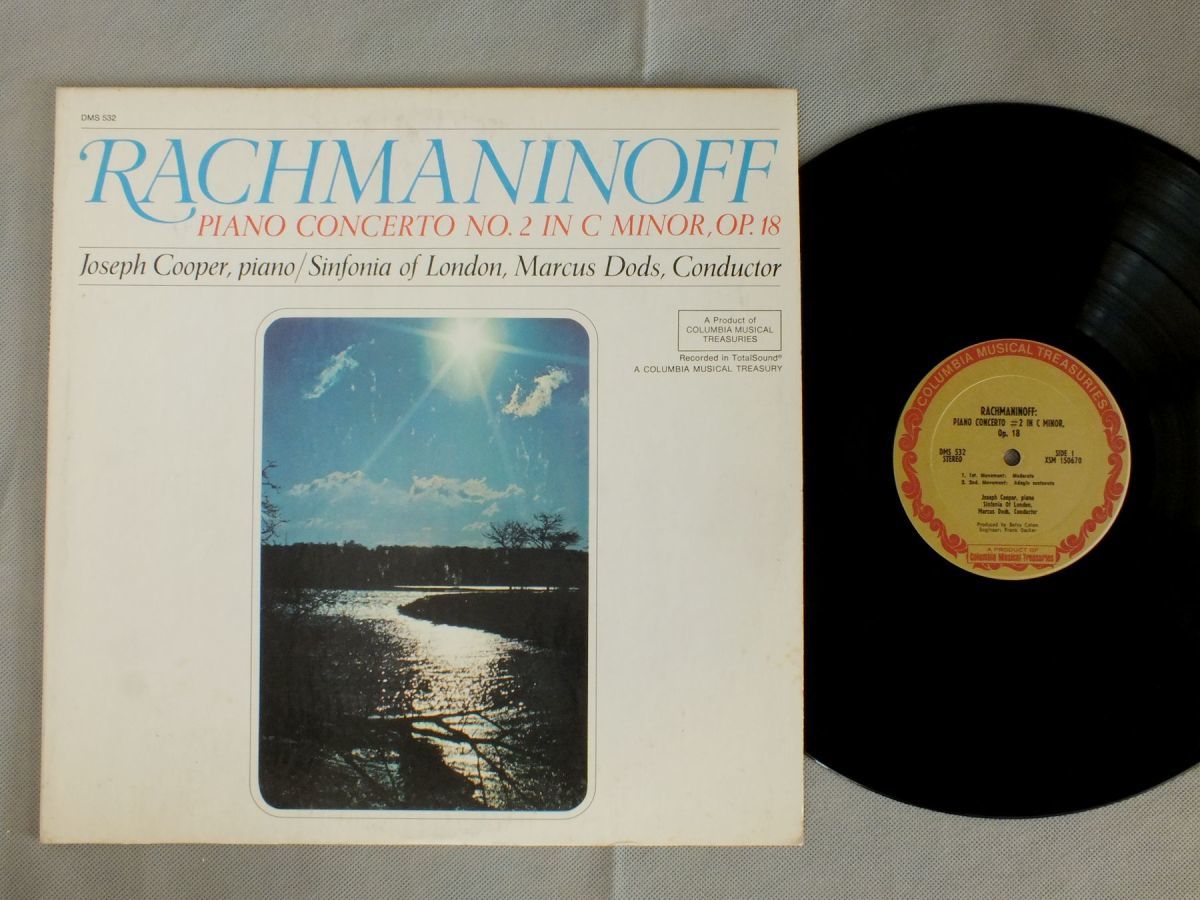 ○米LP JOSEFH COOPER - MARCUS DODS/RACHMANINOFF - PIANO CONC. NO2