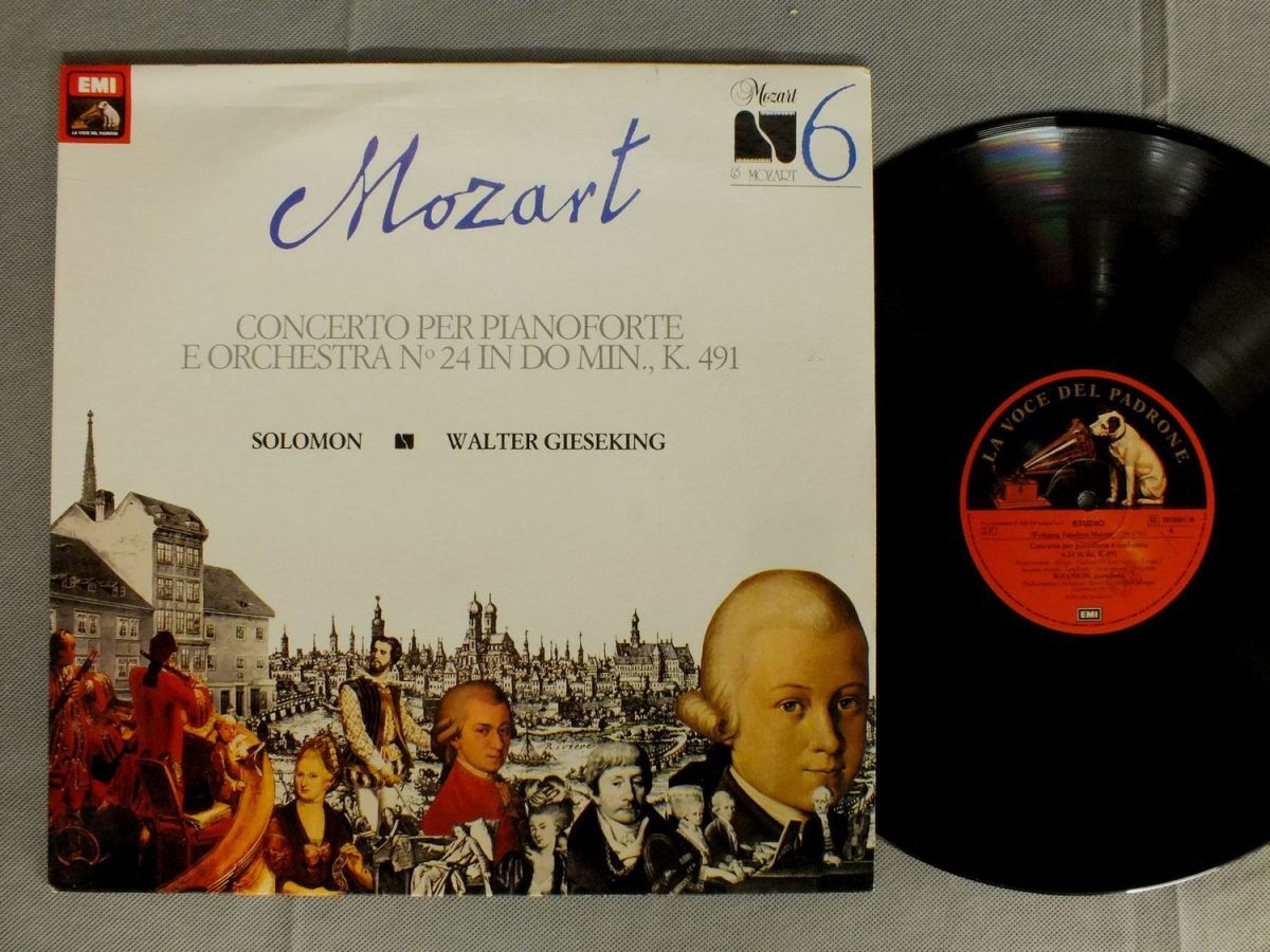 ●輸LP SOLOMON - GIESEKING/MOZART - CONC. ●_画像1