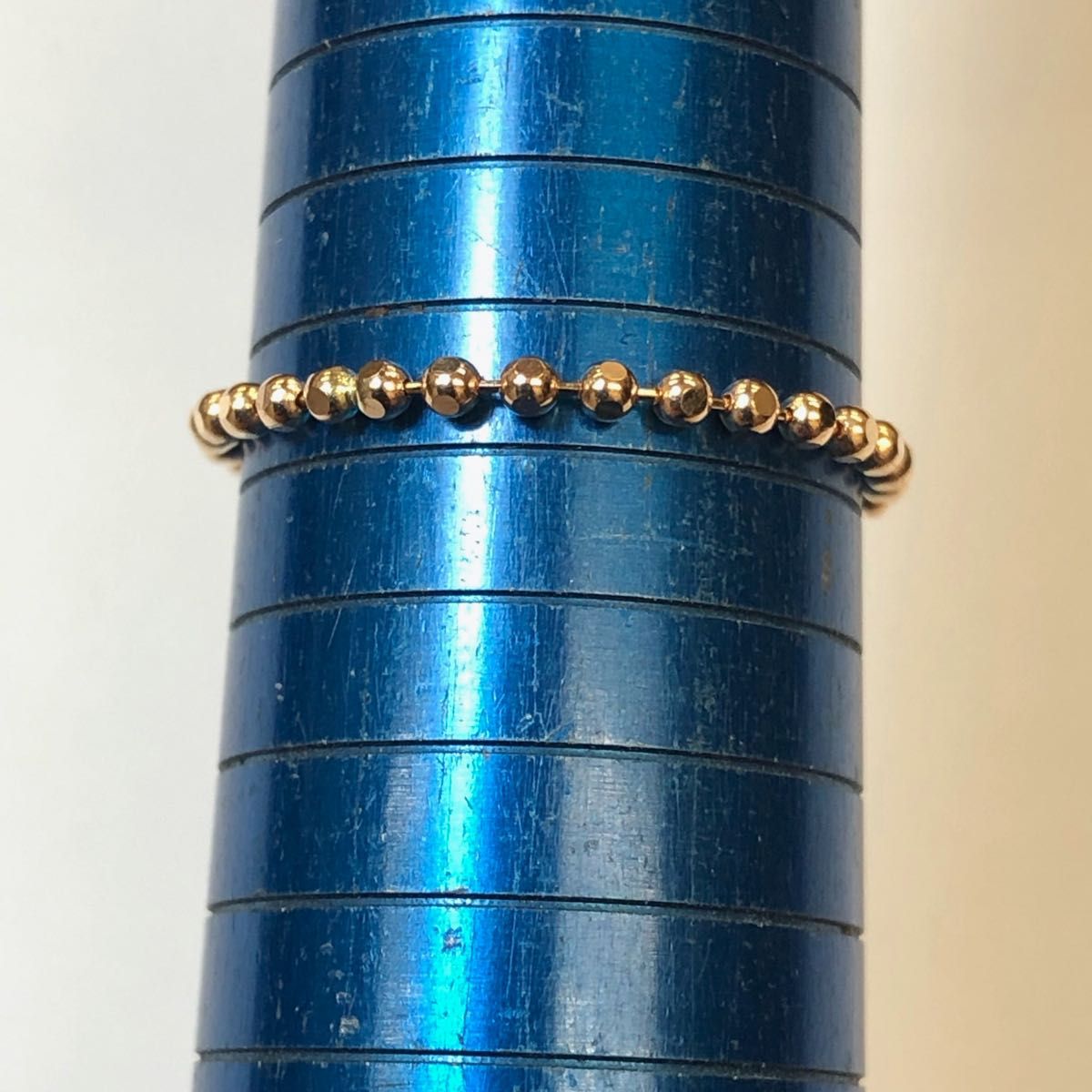K18ピンクゴールド 1 5mmカットボール チェーンリング 18金|PayPayフリマ