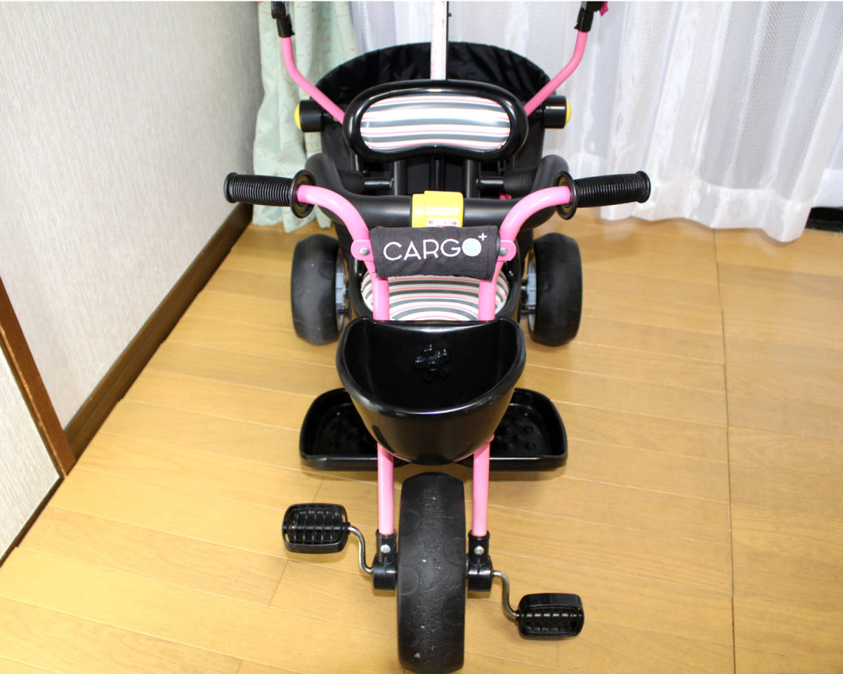 *m'c* beautiful goods ides cargo+! I tes cargo plus pink tricycle * tire lock attaching * control stick attaching *