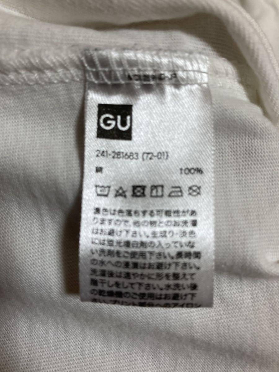 G.U. Tシャツ XLサイズ 白系_画像5