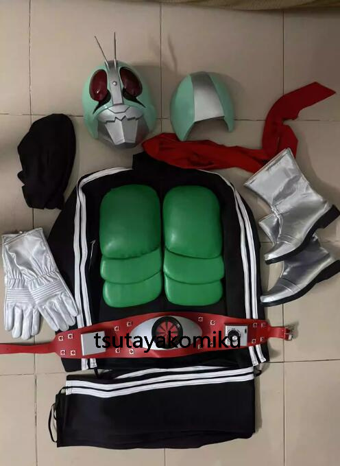 D высокое качество новый продукт оригинал фотосъемка Kamen Rider 1 номер 2 номер костюмы перчатки + обувь + инструмент + маска 