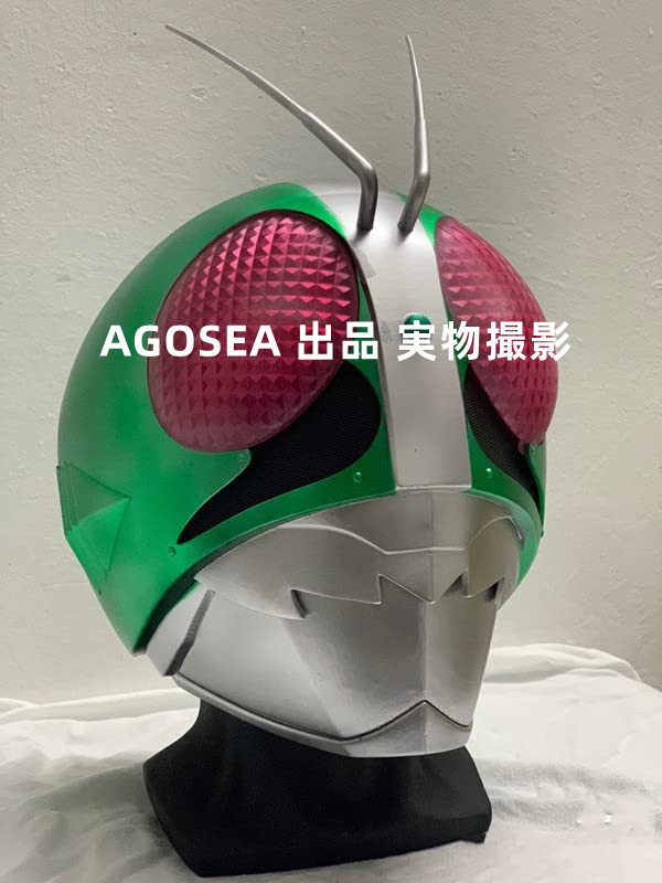 実物撮影 仮面ライダー THE NEXT 仮面ライダー 新1号 ヘルメット マスク コスプレ道具 コスプレ 道具 仮面 フリーサイズ コスプレ 道具_画像1