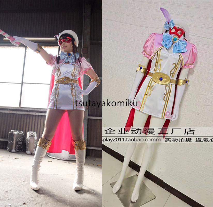 高品質 新作 Aurora オーロラ 制服 コスプレ衣装+眼帯 風 靴と 高品質 新作 Aurora オーロラ 制服 コスプレ衣装+眼帯 風 靴と