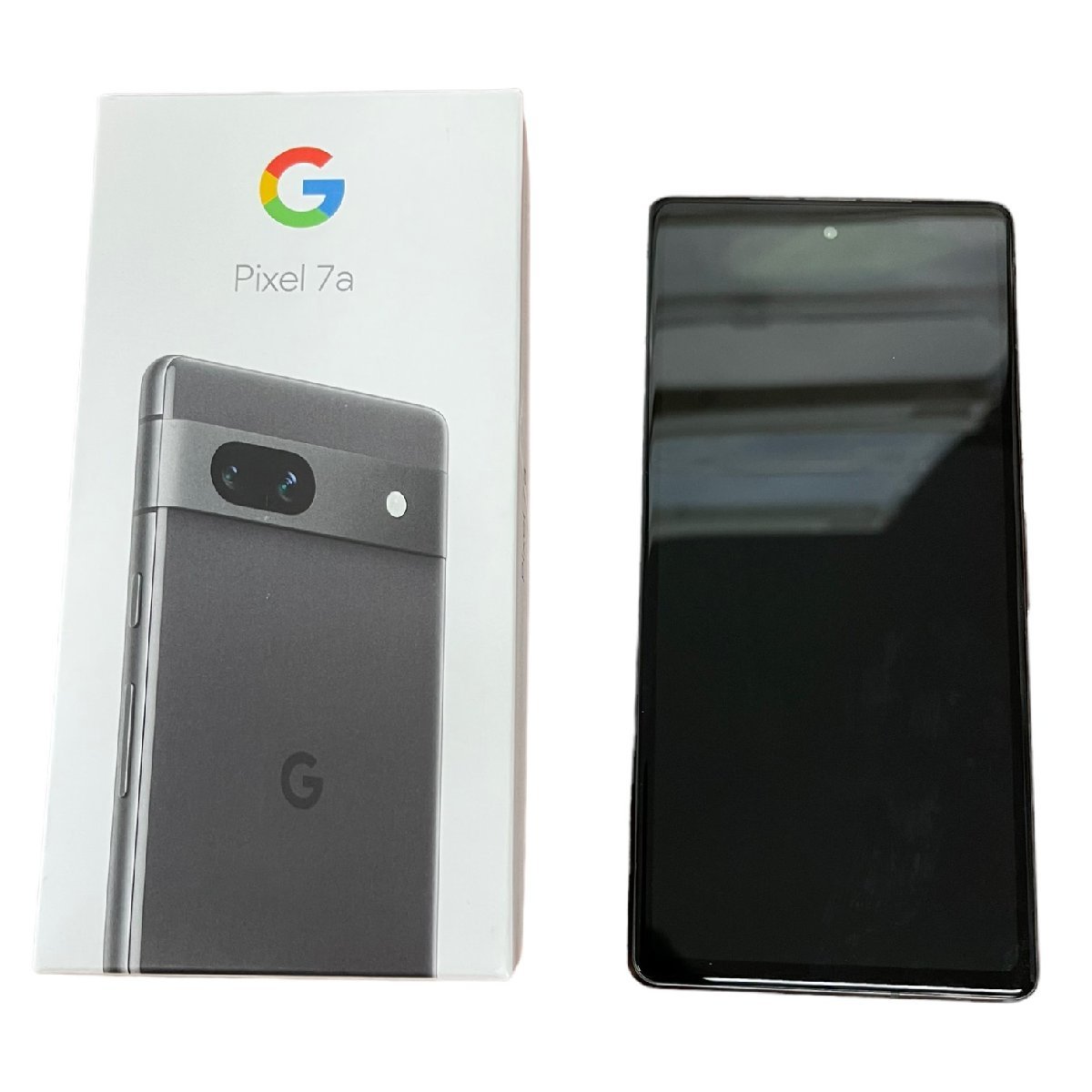 【中古品】Google グーグル SIMフリー Pixel 7a ピクセル チャコール 128GB 判定△ 箱有 J43992RL