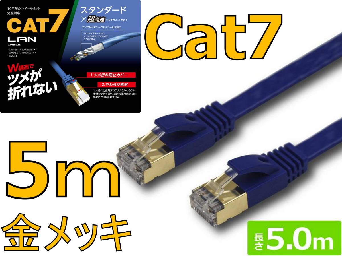  стоимость доставки ¥185 высокая скорость CAT7 Flat LAN кабель 5m категория 7 10Gbps оптическая схема ADSL CATV TV маршрутизатор игра сообщение PS4 Xbox позолоченный 