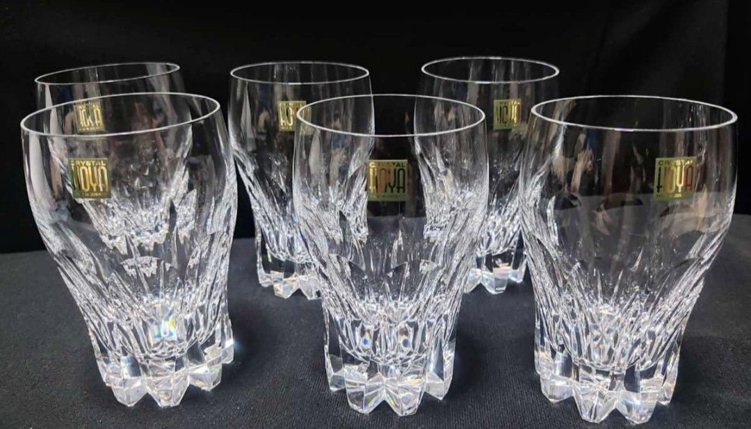 超希少品 HOYA 最高級 8面Qカット タンブラーグラス 6客(切子 超希少品 HOYA 最高級 8面Qカット タンブラーグラス 6客(切子