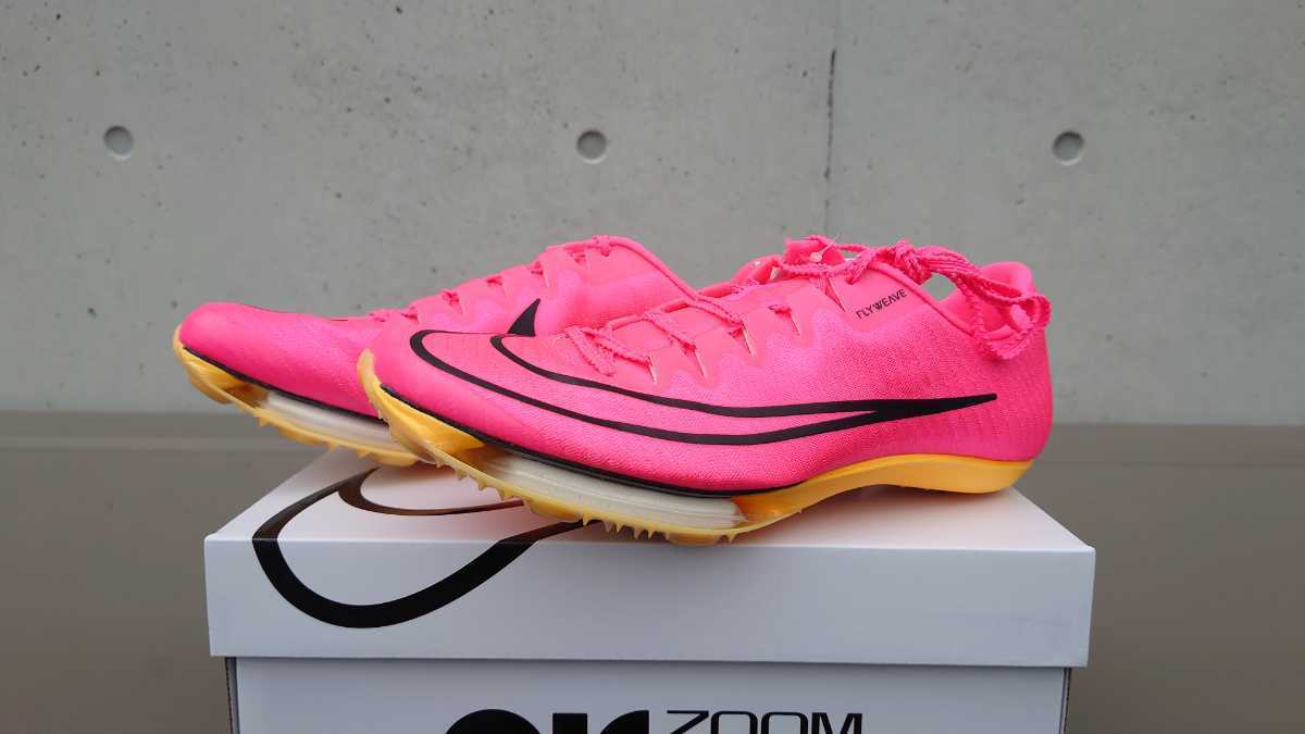  new goods unused 27.5cm Nike air zoom Max fly new color bolt color land spike NIKE AIR ZOOM MAXFLY dh5359-600