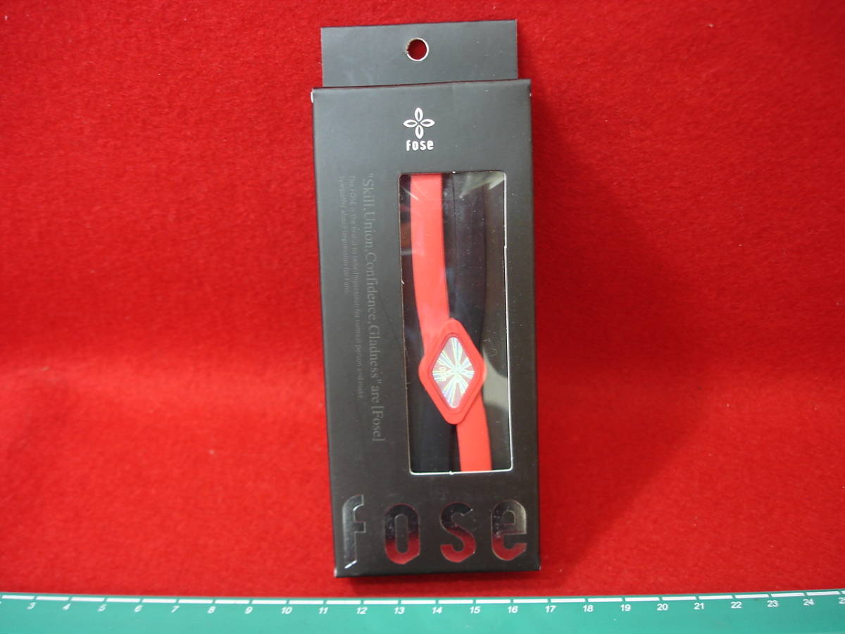 *[ замечательная вещь .]* новый товар Fose tokyo красный чёрный красный F свободный размер силикон Cross браслет напульсник ножной браслет редкий товар резина kifto