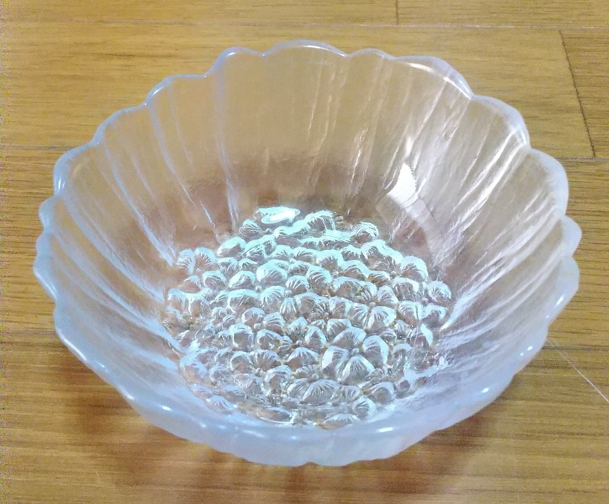 昭和レトロガラス製中鉢&小鉢 １０枚★の画像4