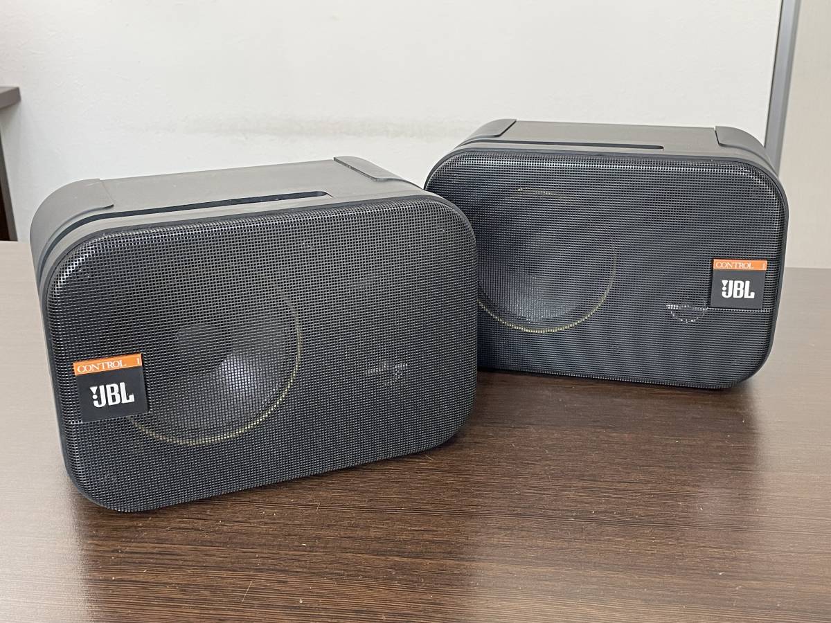 ★【小型スピーカー ペア】JBL CONTROL 1 (コントロール1)★音出し確認済み エッジ無 ジャンク扱_画像1