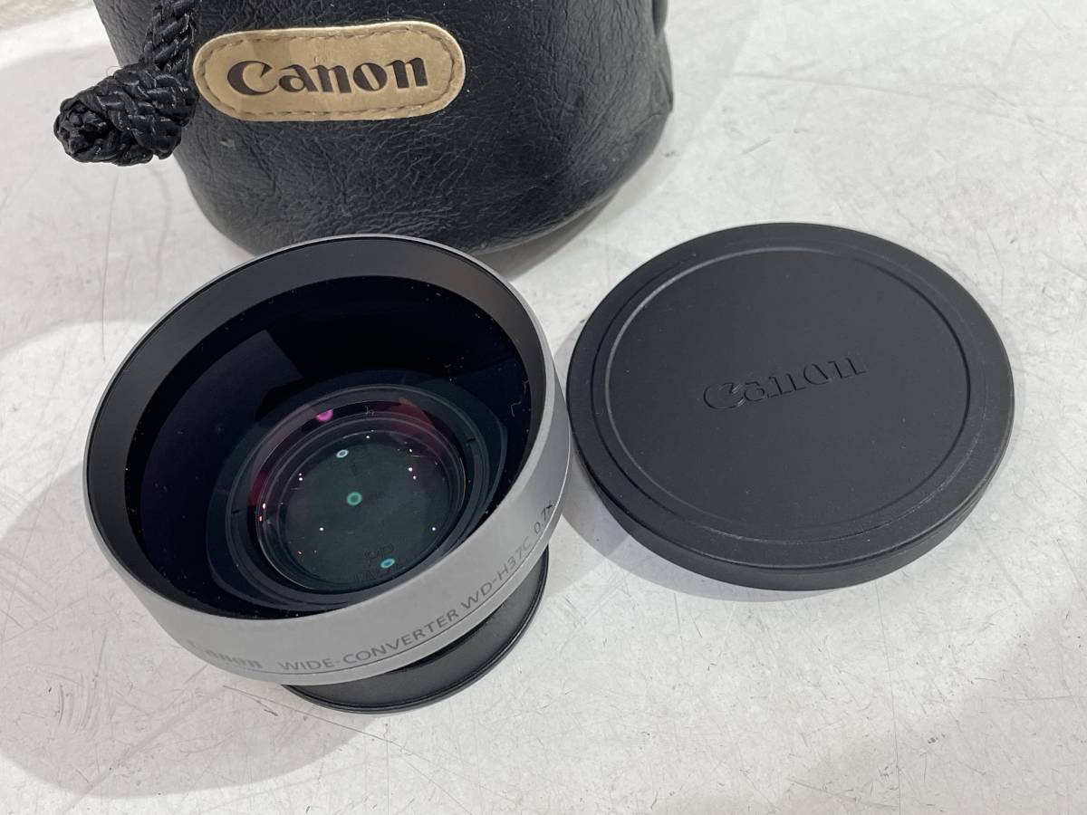 *[ lens ]Canon Canon wide converter WD-H37C 0.7× pouch soft case attaching * postage 350 jpy ~