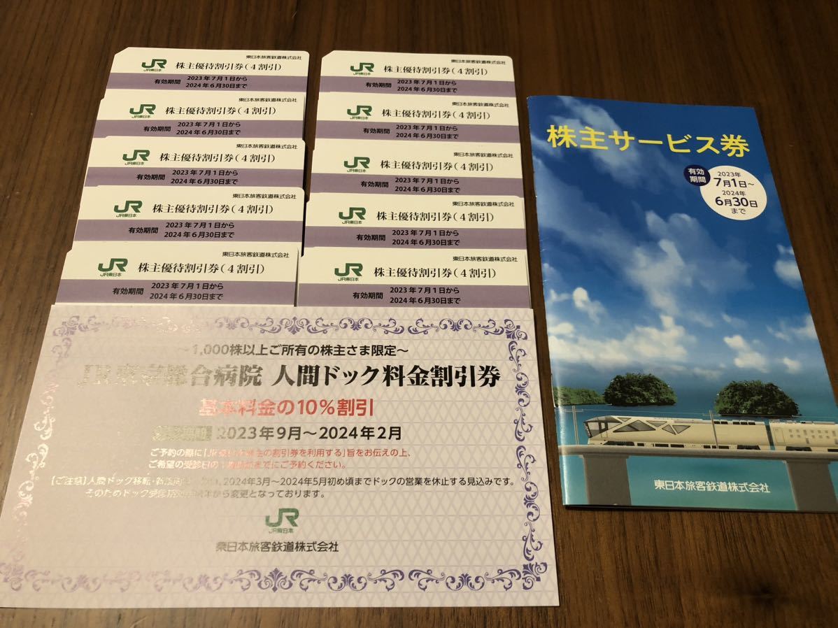 Yahoo!オークション - JR東日本 株主優待割引券10枚 + JR東京総合病院