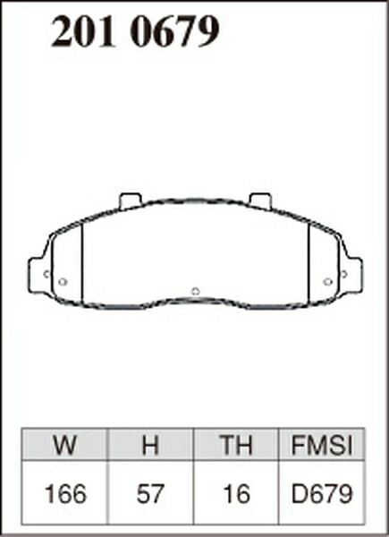  Dixcel Z type front left right set brake pad F-150 2010679 DIXCEL brake pad 