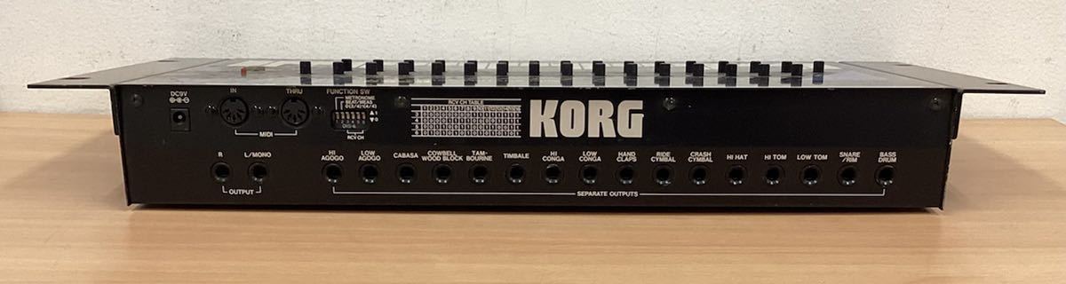 KORG コルグ MR-16 MIDIリズムサウンドユニット【※破損有り・未チェック・ジャンク品・保証なし】_画像6