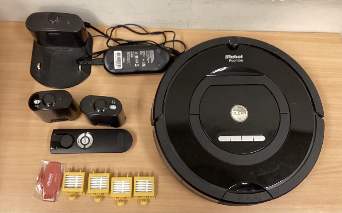 iRobot Roomba ルンバ770 ロボット掃除機 日本仕様 ブラック【※一部の通電確認のみ・ジャンク品・保証なし・H01】_画像1