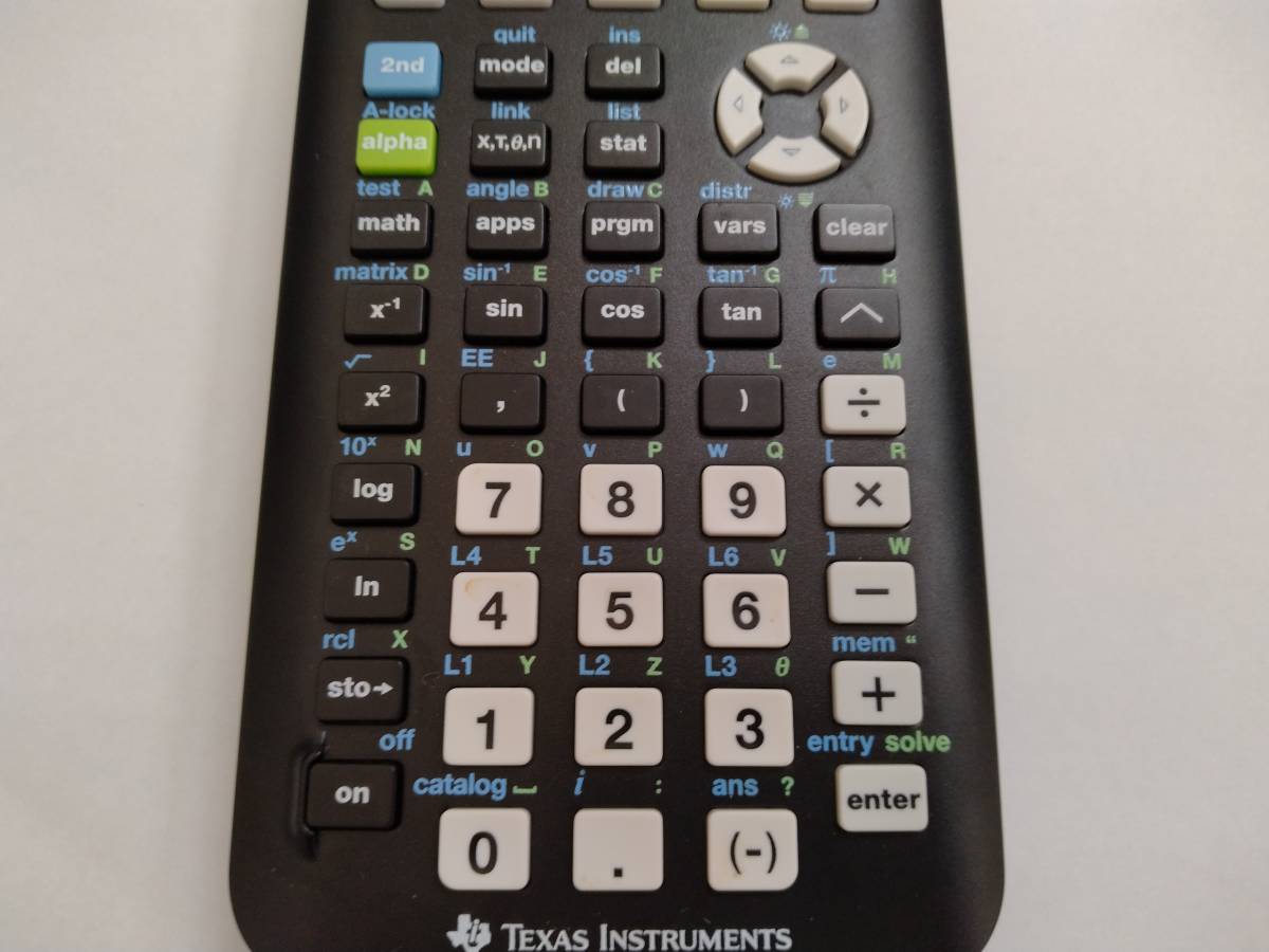 □Texas Instruments TI-84 Plus CE カラーグラフ関数電卓C -其他–日本