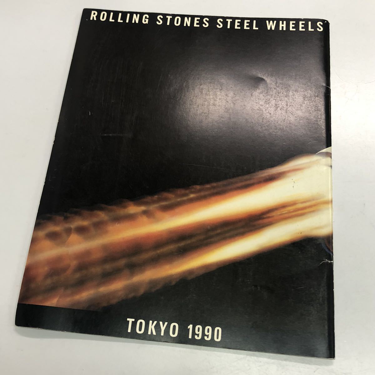 長期保管品　中古　劣化汚れ有　ローリングストーンズ　ROLLING STONES STEEL WHEELS TOKYO1990　パンフレット　冊子_画像5