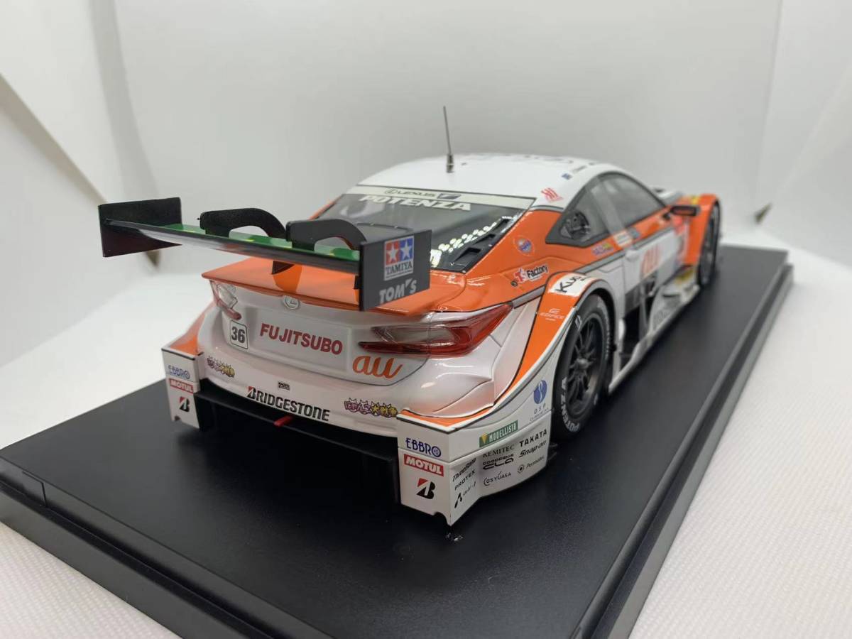 エブロ 1/18 SUPER GT GT500 2016 Rd.1 Okayama AU TOM'S RCF No.36 J02-3-005-2_画像4