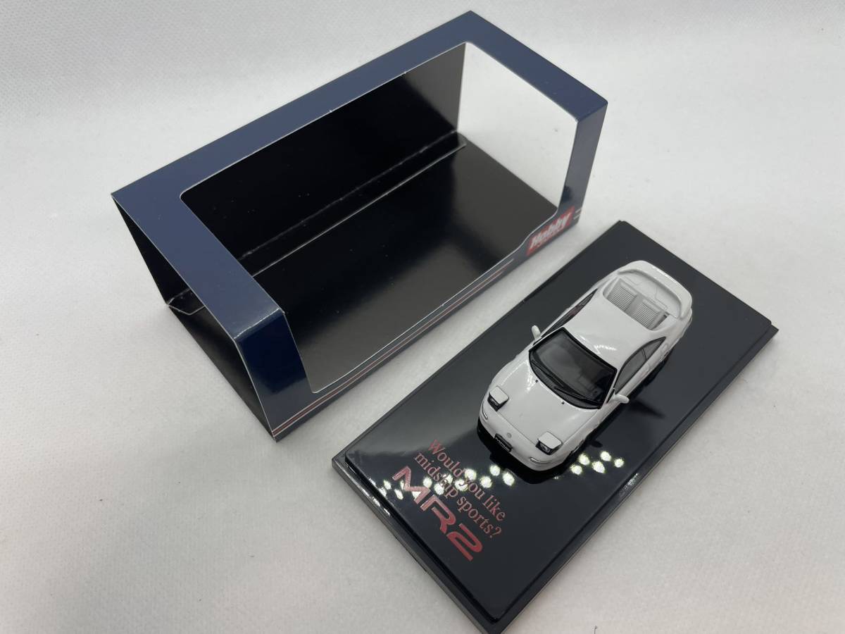 ホビージャパン 1/64 トヨタ TOYOTA MR2 (SW20) GT-S Open Headlights 1996 Super White Ⅱ HJ641045HW J04-R-452の画像5