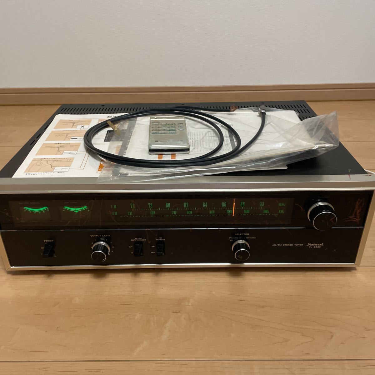 中古】SANSUI サンスイ TU-9500 チューナー 昭和レトロ | JChere雅虎