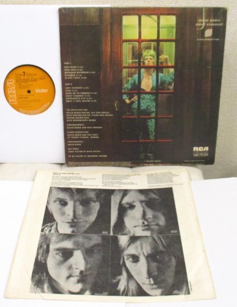 ☆彡 英國盤 David Bowie The Rise And Fall Of Ziggy Stardust [ UK ORIG '72 RCA Victor SF 8287 ]_画像5