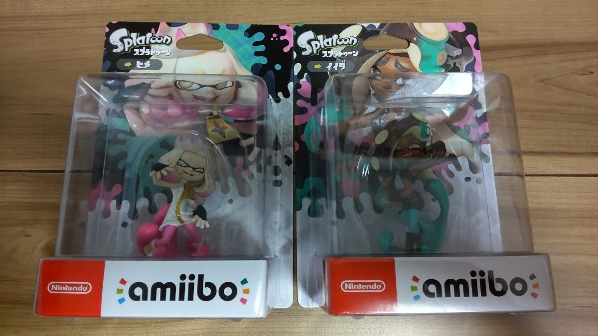 amiibo 2種セット  ヒメ　イイダ　スプラトゥーン　アミーボ