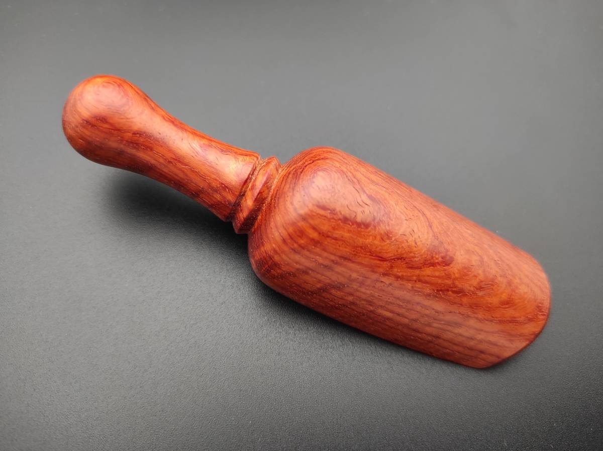 【FongLai Woodworks】銘木スクープ【花梨 波杢】TEA SCOOP / COFFEE SCOOP　_画像6