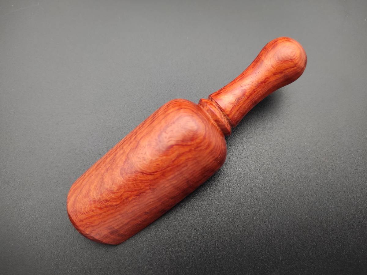 【FongLai Woodworks】銘木スクープ【花梨 波杢】TEA SCOOP / COFFEE SCOOP　_画像5