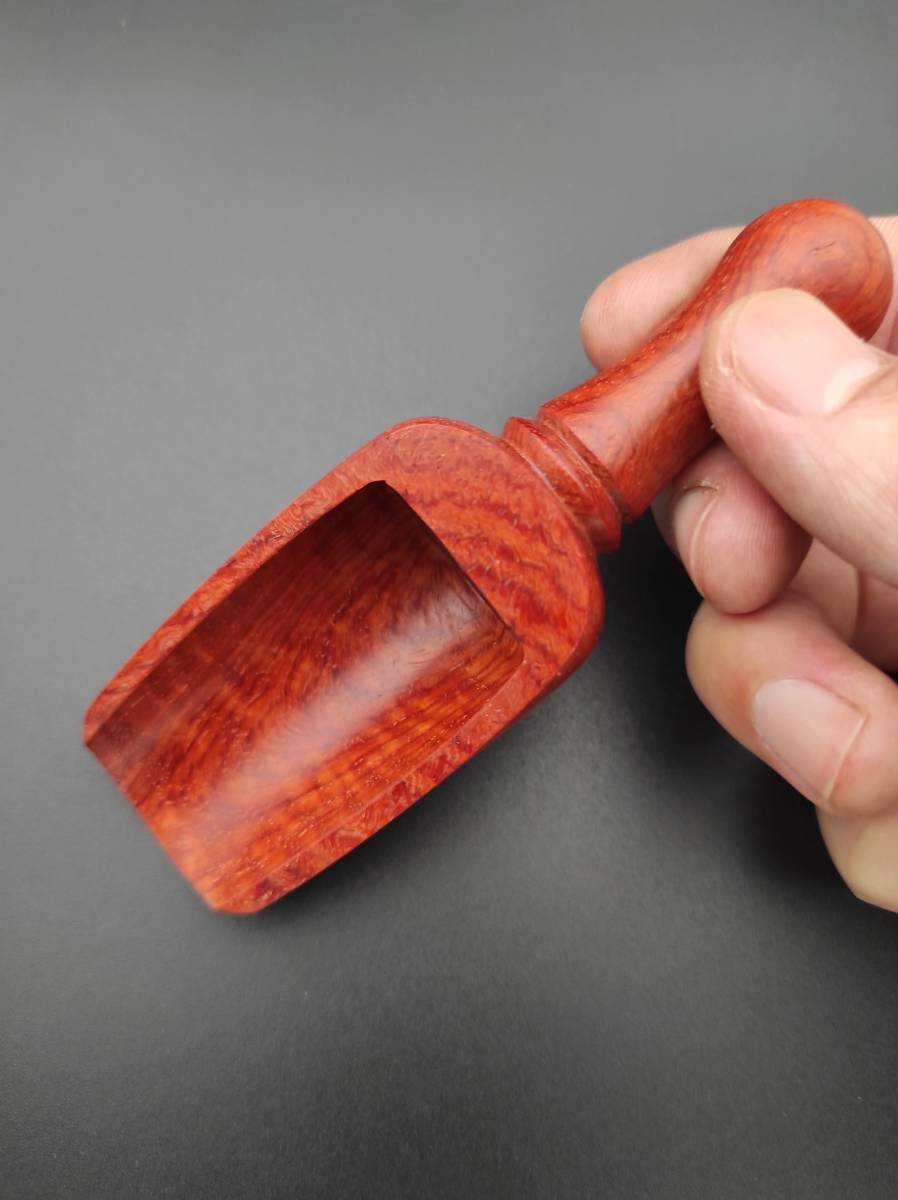 【FongLai Woodworks】銘木スクープ【花梨 波杢】TEA SCOOP / COFFEE SCOOP　_画像8