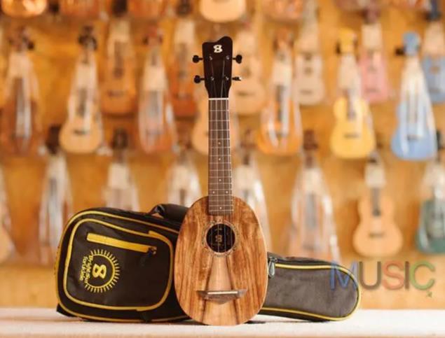 オール単板 劇鳴 AAA級アカシア材 bright sun ukulele ソプラノウクレレ BS-20S パイナップル型 ノーマルヘッド  正規通販ショップ情報