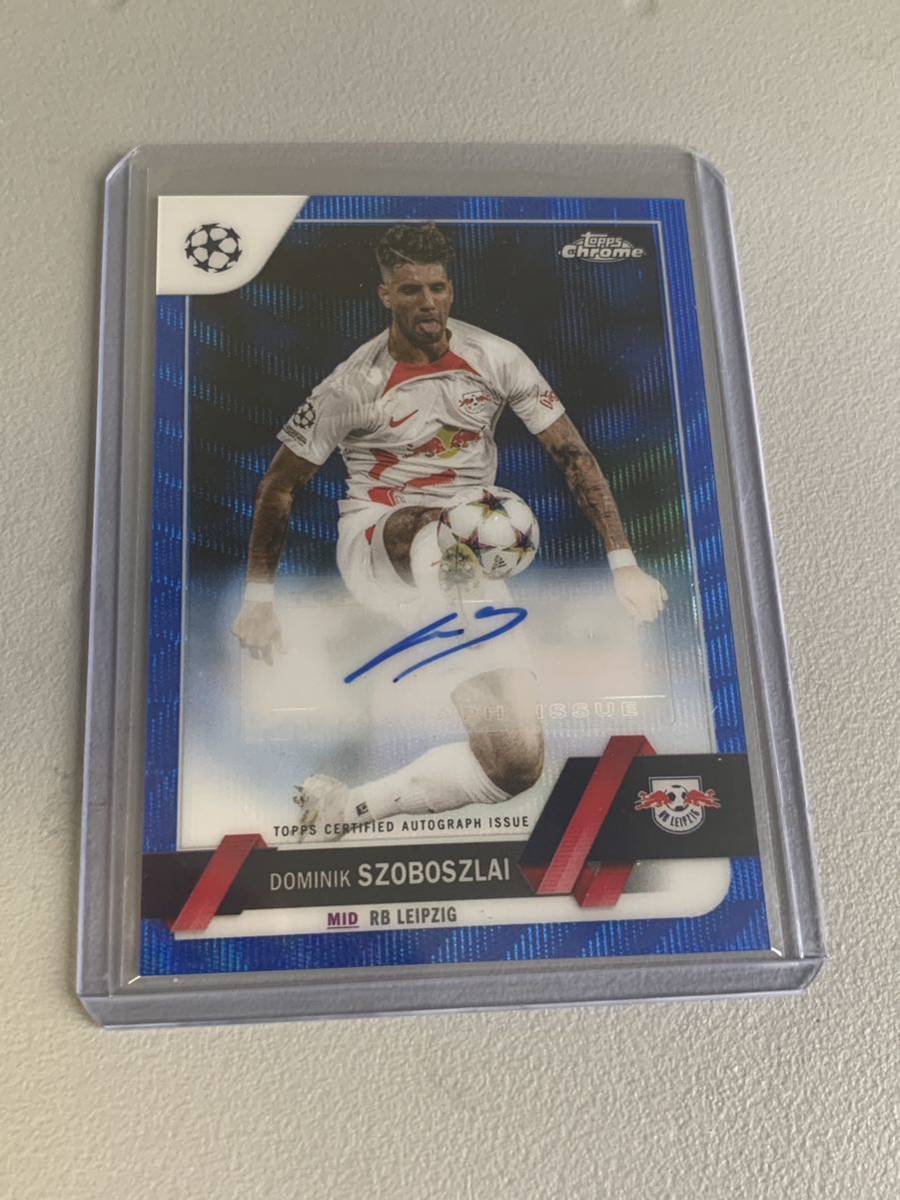 2022新作モデル ドミニク・ソボスライ 直筆サインtopps chrome - UEFA